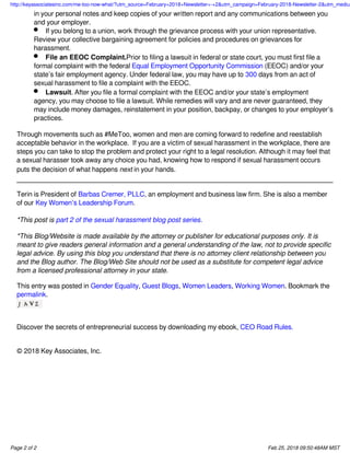 #Me too. Now What? | PDF