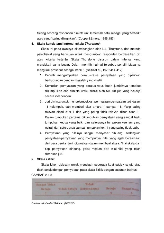INSTRUMENTASI DAN PENSKALAAN (METODE PENELITIAN)
