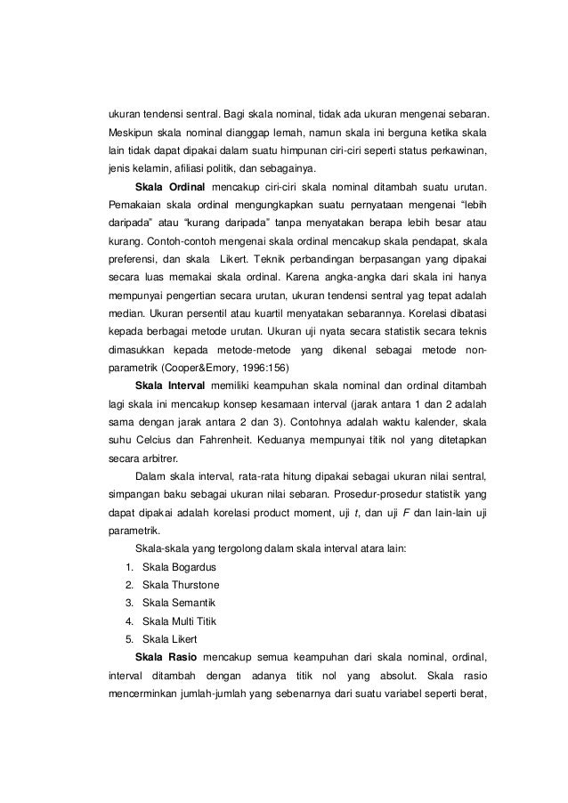 Instrumentasi Dan Penskalaan Metode Penelitian