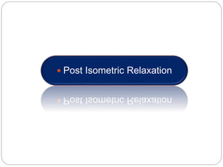  Post Isometric Relaxation
 
