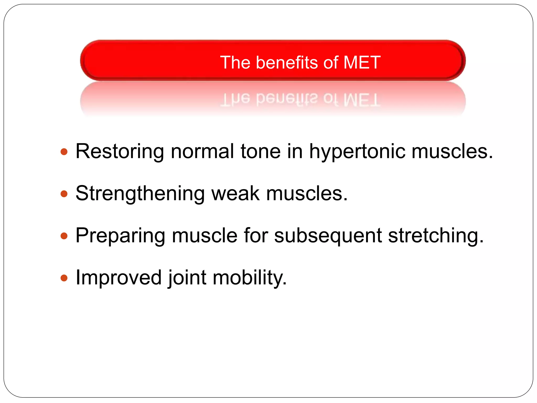 Muscle Hypertonicity Example Muscle Energy Technique.(soft tissue mobilization) | PPTX