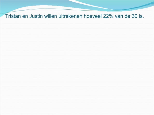 Met procenten rekenen | PPT