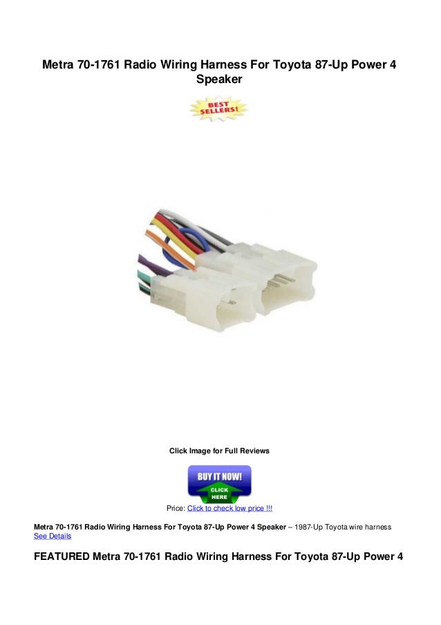 Toyotum Wiring Harnes 1987 Up - Fuse & Wiring Diagram
