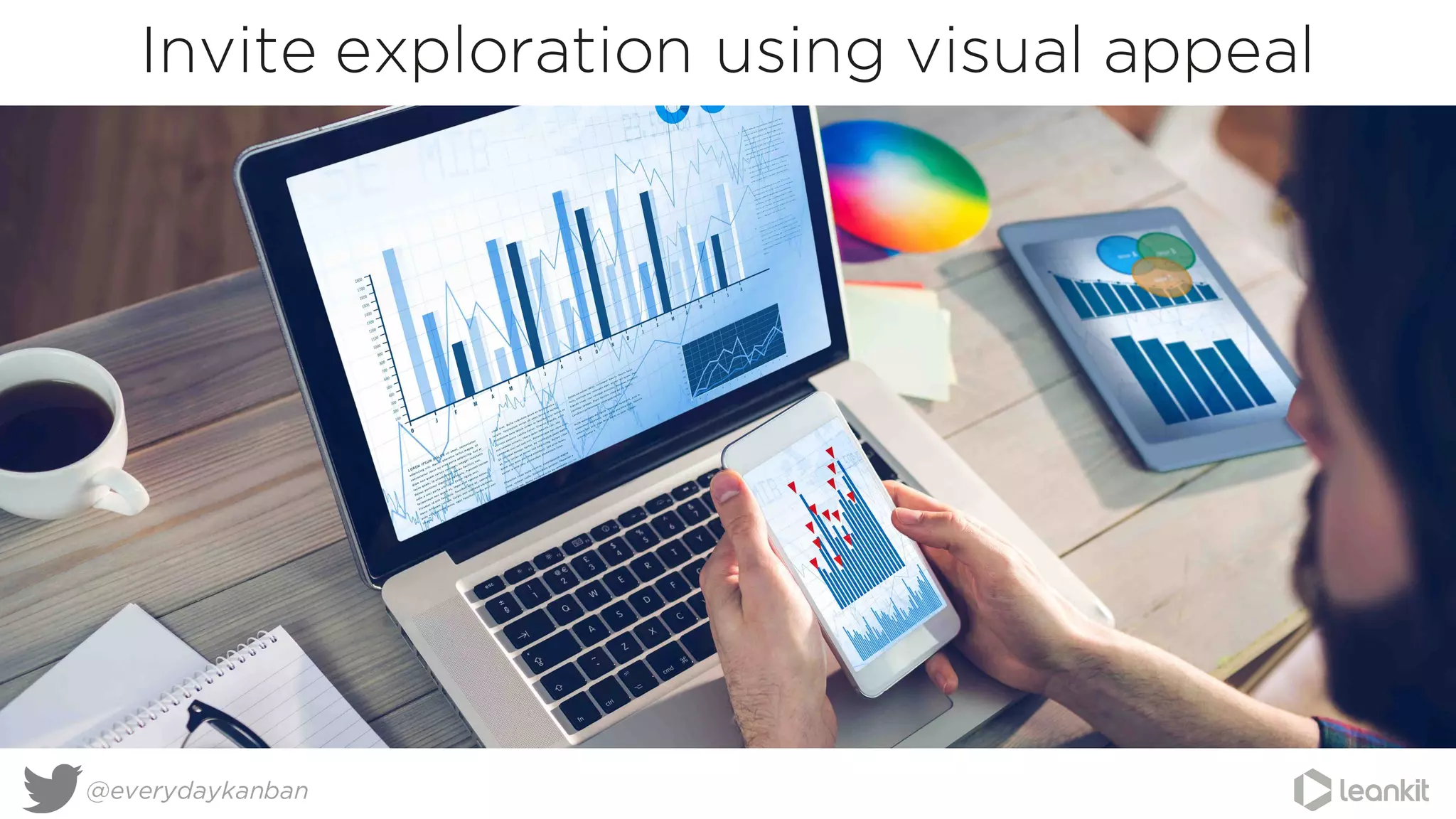 @everydaykanban
Invite exploration using visual appeal
 