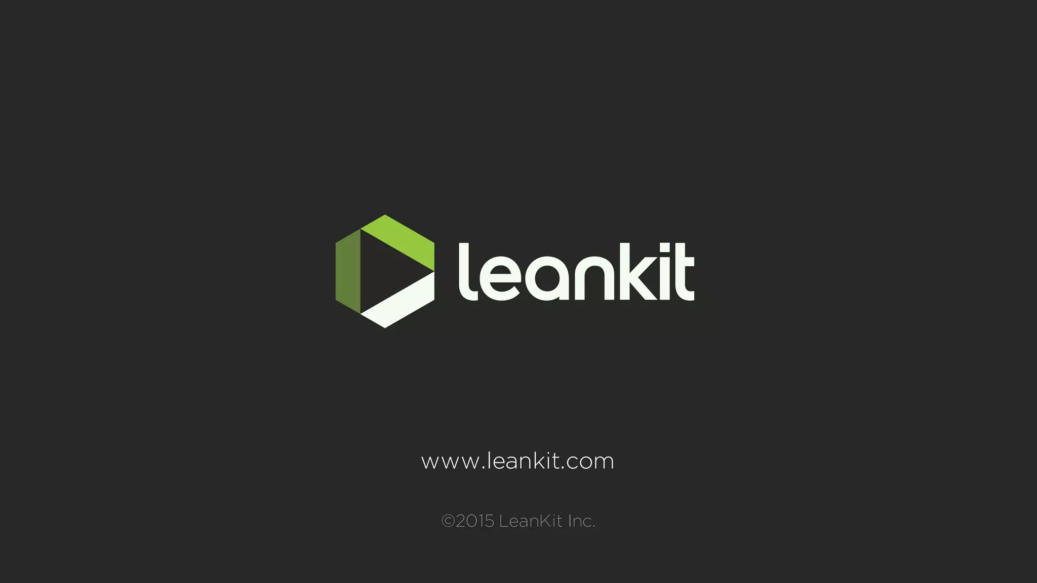 www.leankit.com
©2015 LeanKit Inc.
 