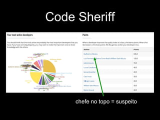 Code Sheriff 
chefe no topo = suspeito 
 
