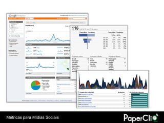Métricas para Mídias Sociais
 
