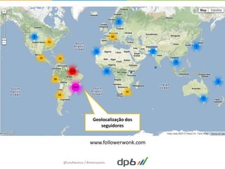 Geolocalização dos
                   seguidores


               www.followerwonk.com


@LeoNaressi / #imersaoms
 