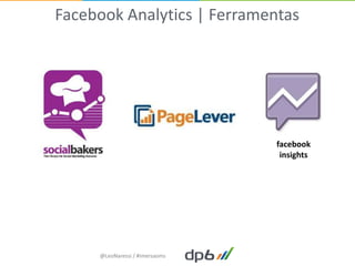 Facebook Analytics | Ferramentas




                                facebook
                                 insights




     @LeoNaressi / #imersaoms
 