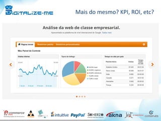 Mais do mesmo? KPI, ROI, etc?
 