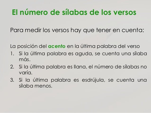 Metrica y rima