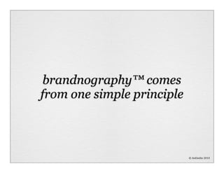 brandnography™ comes
from one simple principle



                            ©	
  AnEmilie	
  2010
 