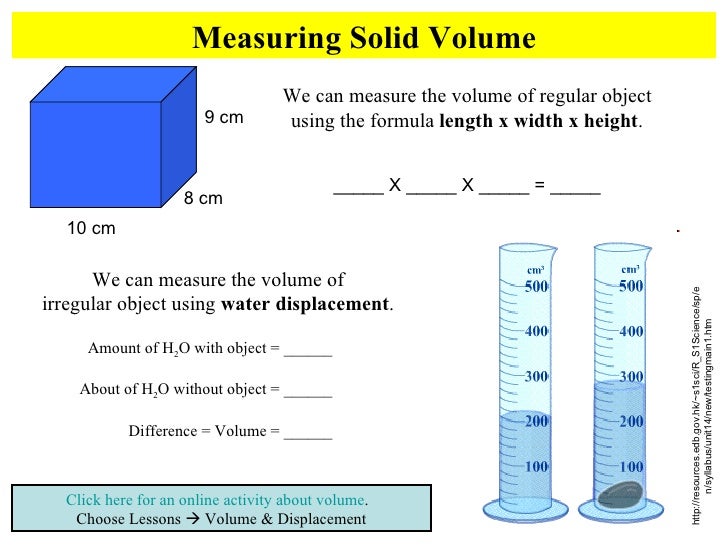 Metric Length Mass And Volume