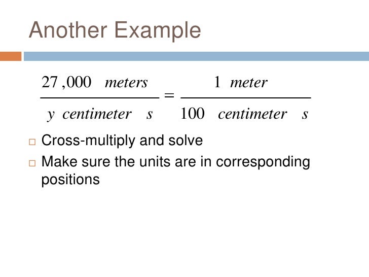 Metric measurement