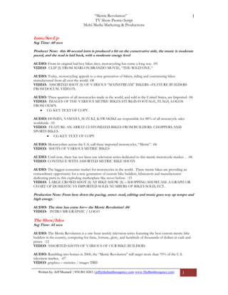 Metric revolution script_final | PDF