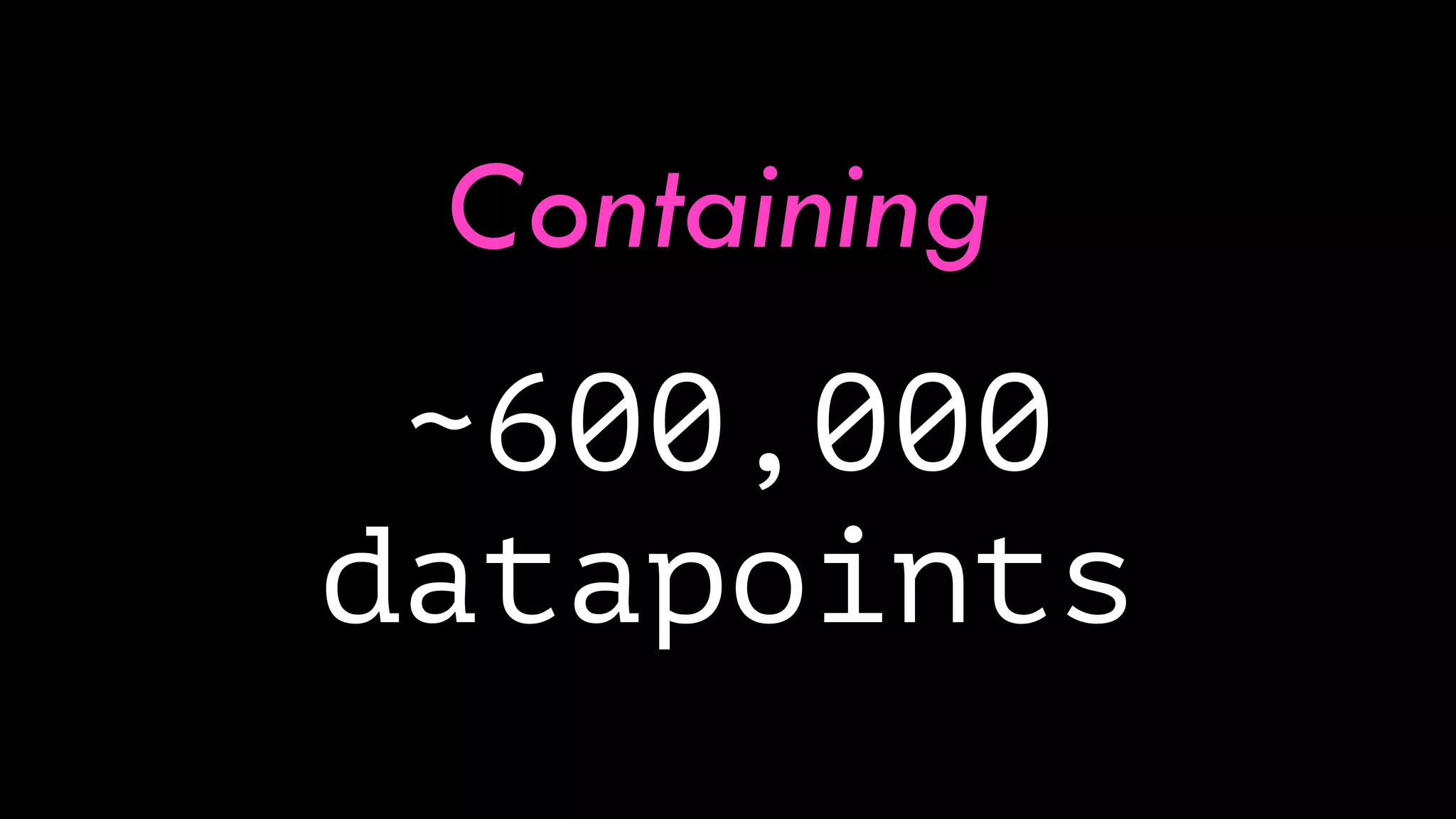 Hadoop Limitations
• Hadoop jobs are batched and take significant time to run
• Data may not be available for 1+ hours after collection
 