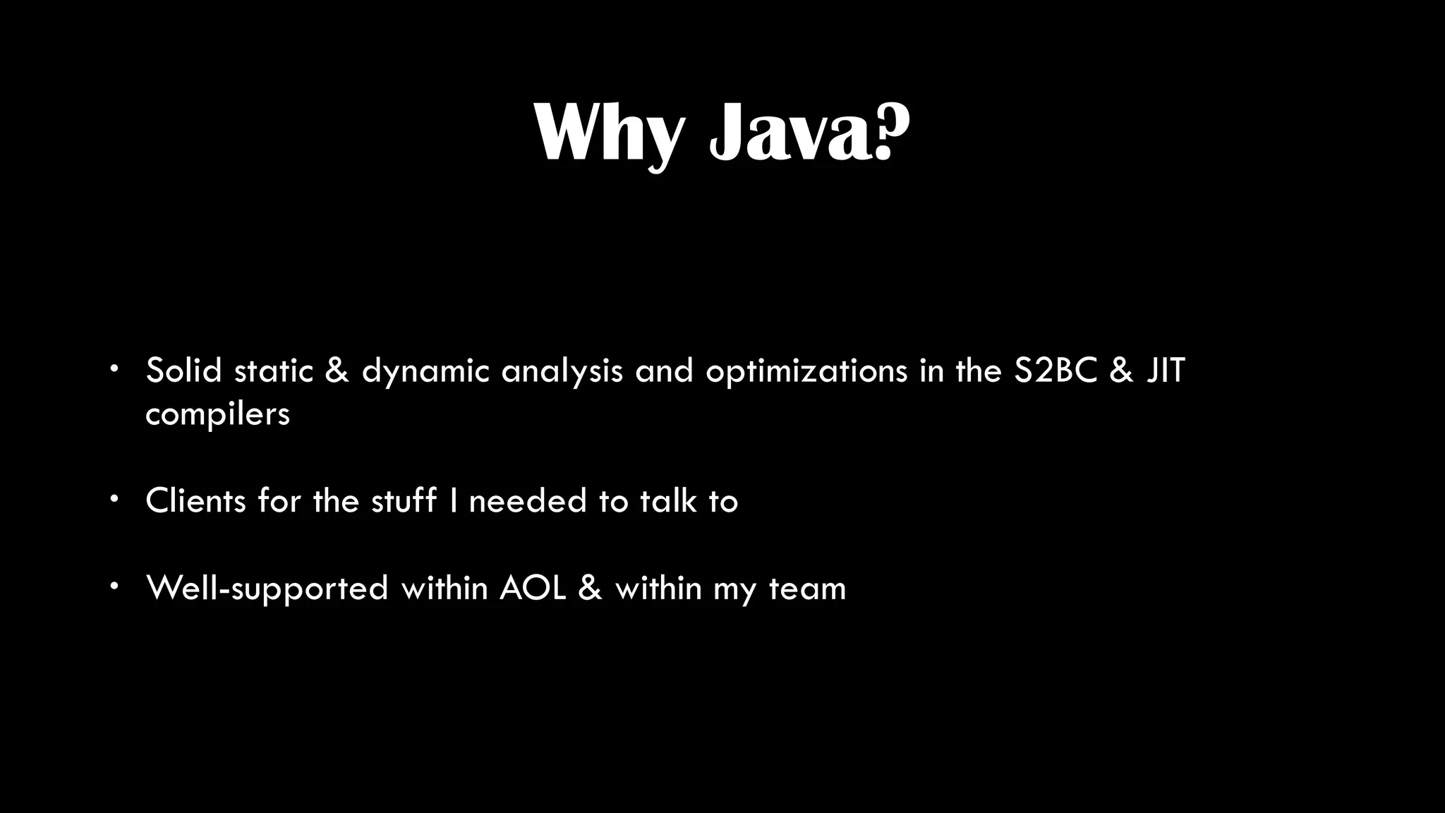 Why ElasticSearch
• Open-source Lucene search engine
• Highly-distributed storage engine
• Clusters nicely
• Built-in aggregations like whoa
 