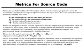 Comprehensive Analysis of Metrics in Software Engineering for Enhanced ...