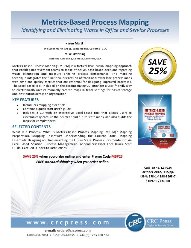Metrics Based Process Mapping Discount Code