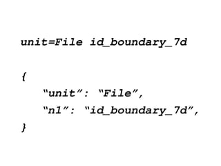    
unit=File id_boundary_7d 
{
   “unit”: “File”,
   “n1”: “id_boundary_7d”,
}
 