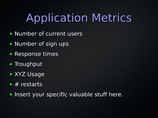 Metrics 4 faster feedback