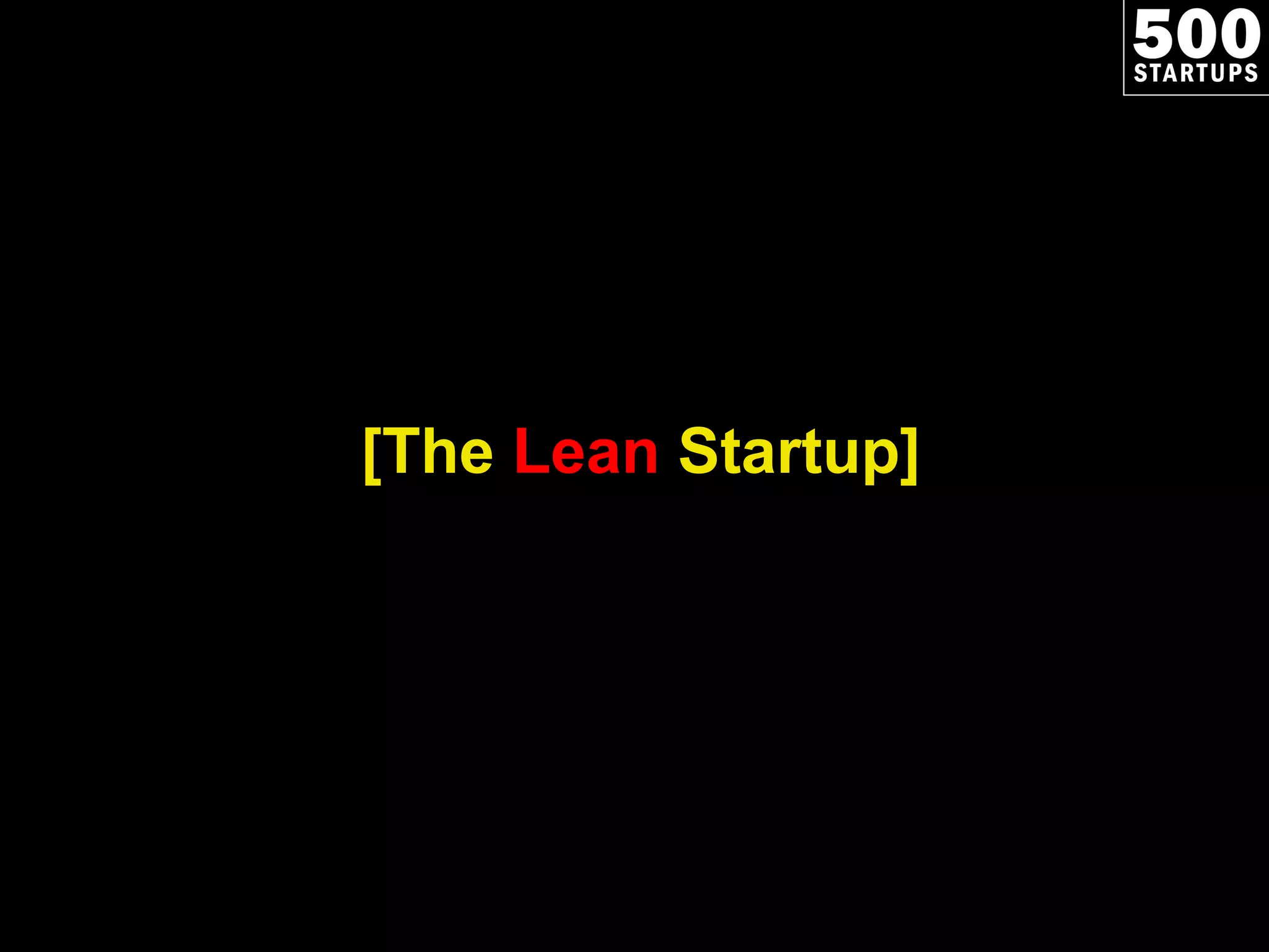 [The  Lean  Startup] 