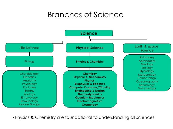 Metrics Basics diagram branches of oceanography 