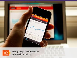 15
Más y mejor visualización
de nuestros datos.02
 
