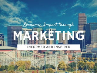 Introducing Atlas
1.  Denver-based marketing services company, specializing in economic development and
tourism marketing
...