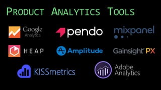 PRODUCT ANALYTICS TOOLS
H E A P
KISSmetrics
 