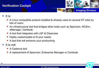 Generic and Automatic Specman Based Verification Environment | PPT