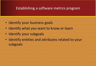 Software project metrics & Metrics ppt.pdf