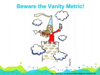 https://www.flickr.com/photos/32066106@N06/19682903722/
Beware the Vanity Metric!
 