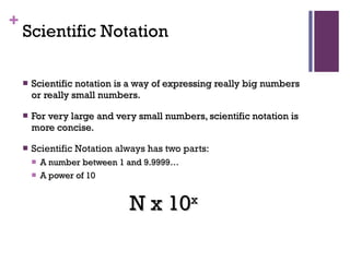 Metric System Scientific Notation | PPT