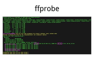 ffprobe
 