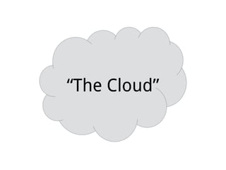 “The Cloud”
 