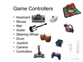 Game Controllers Keyboard Mouse Mat Guitar Steering Wheel Drum Joystick Camera Controllers 