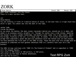 ZORK Text RPG  Zork 