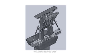 TYPICAL ISOMETRIC VIEW OF FRONT SUPPORT
 
