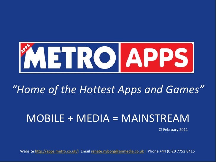 Introducing Metro Apps