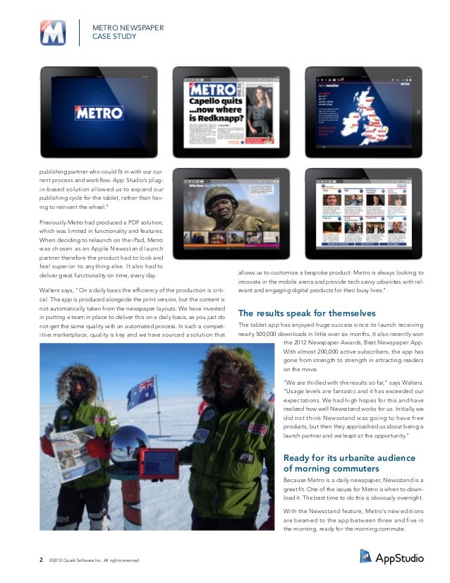 Metro project picture