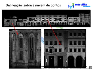 Delineação sobre a nuvem de pontos
 