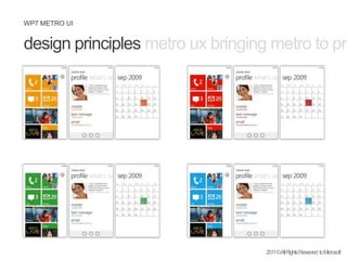 Windows Phone 7- The Metro design | PPTX