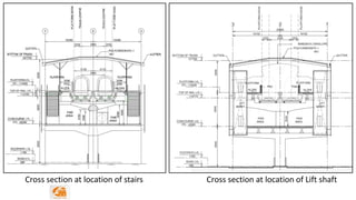 TYPICAL
CROSS
SECTION
• OPTION – 1 (2019.05.28)
Cross section at location of stairs Cross section at location of Lift shaft
 