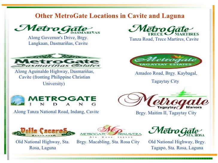 Metrogate Silang Estates
