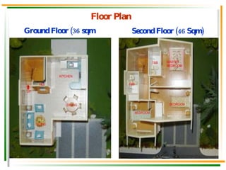 Floor Plan Ground Floor (36 sqm Second Floor (46 Sqm) 