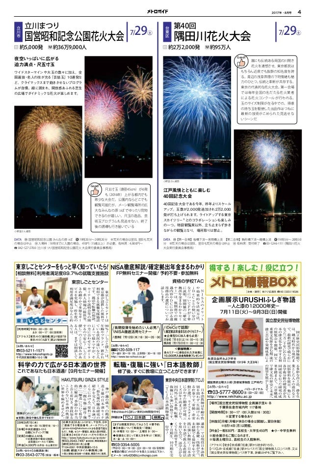 Metroguide18 Aug About Fireworks