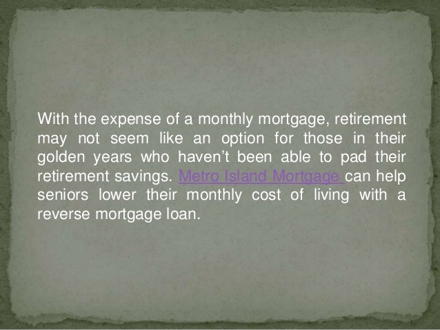 Best mortgage options for seniors