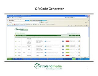 QR Code Generator




                    11
 