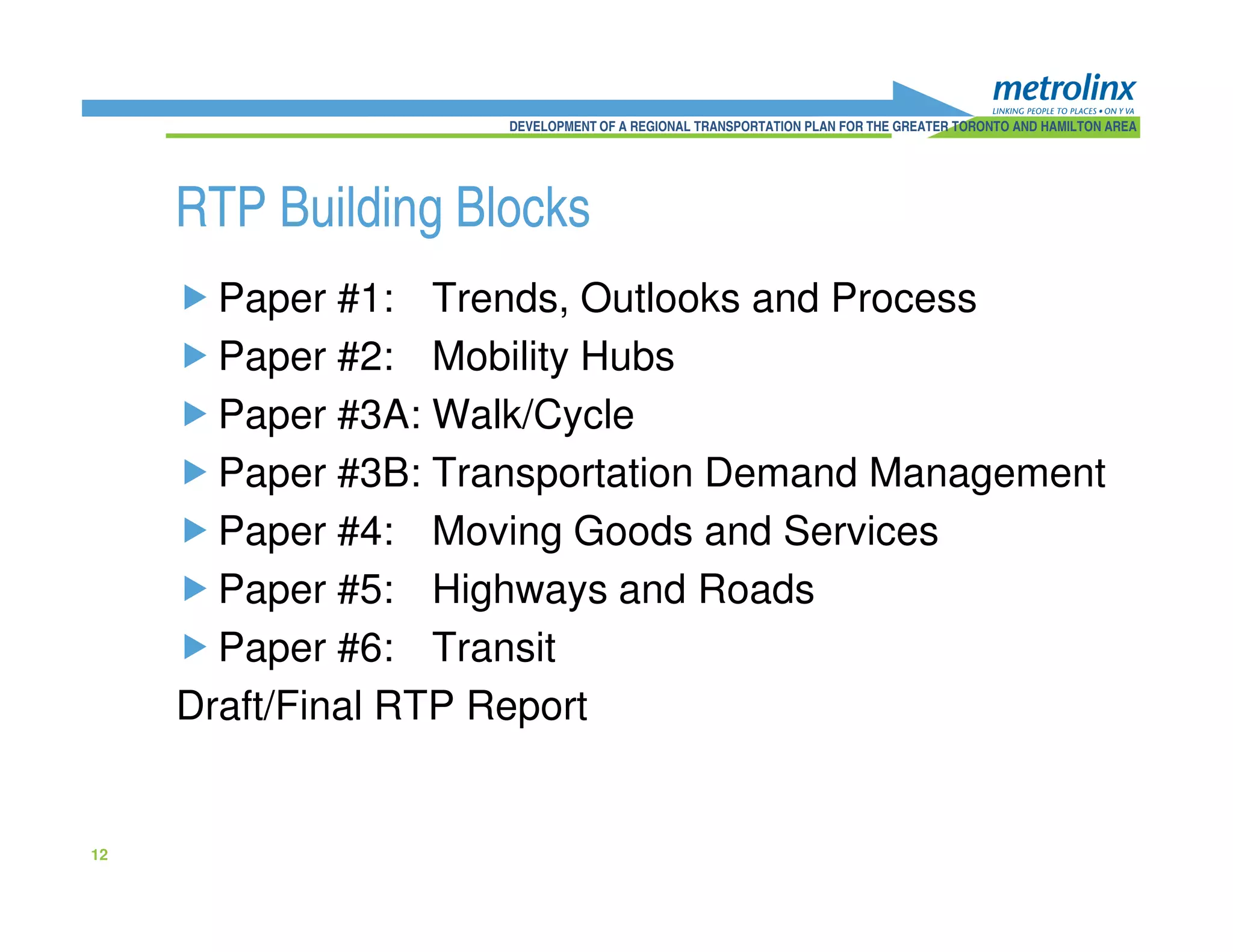 Metrolinx Green Paper 1 Towards Sustainable Transportation PPT metrolinx-green-paper-1-towards-sustainable-transportation-ppt